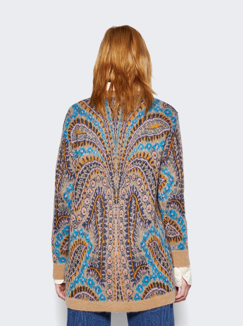 ETRO ETRO GIROCOLLIO KNIT CARDIGAN