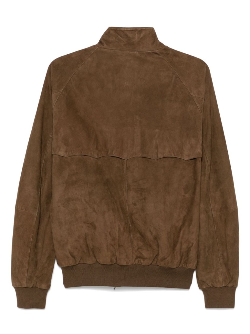 Baracuta Suede Jacket In Brown