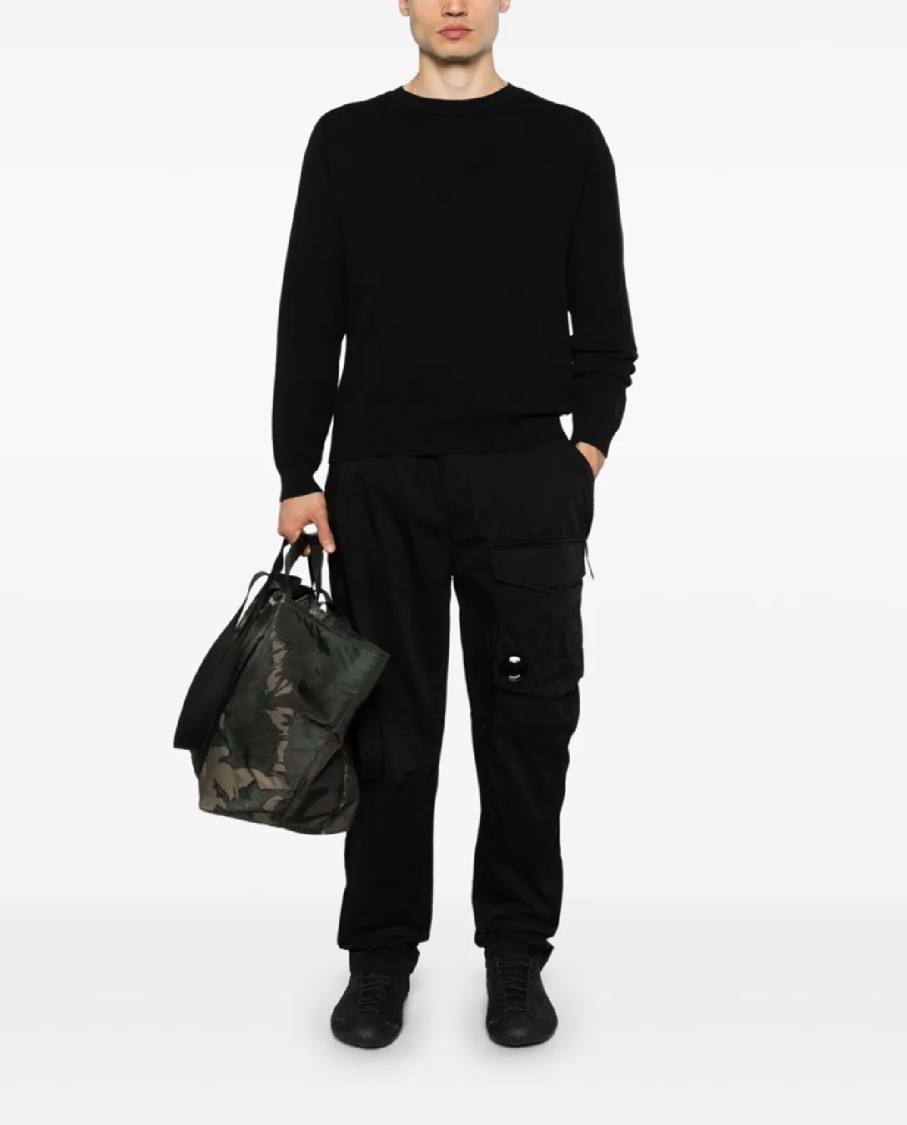 Shop C.p. Company Stretch Sateen Regular Cargo Pants