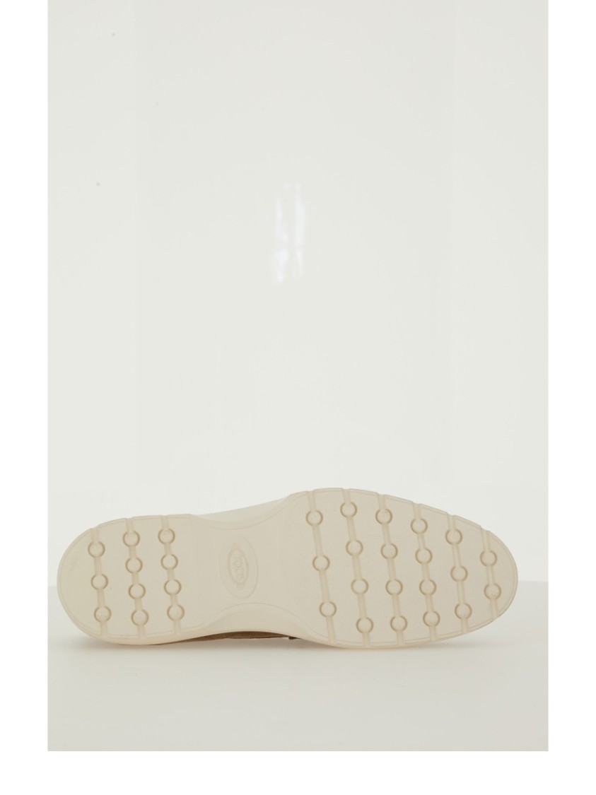 Tod's Leather Slipper Loafer In Brown