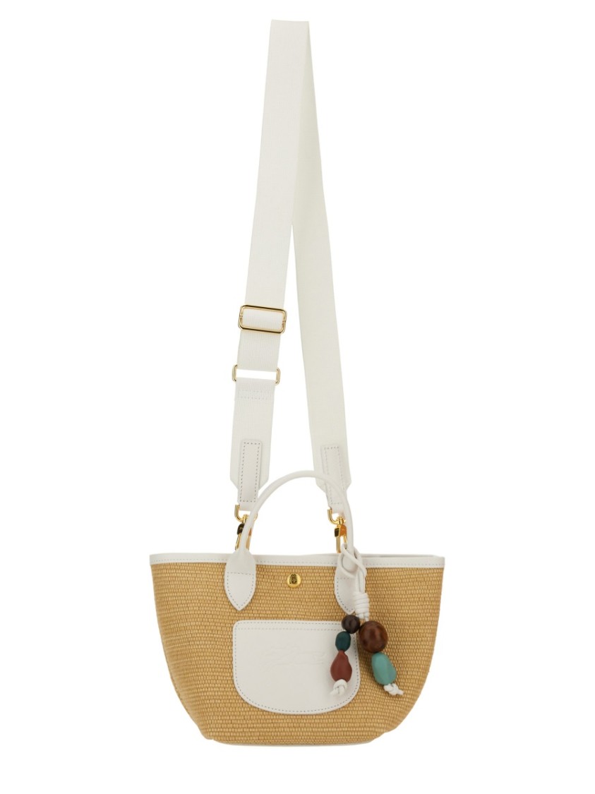 Shop Longchamp "le Pliage Collection Xs" Basket Bag