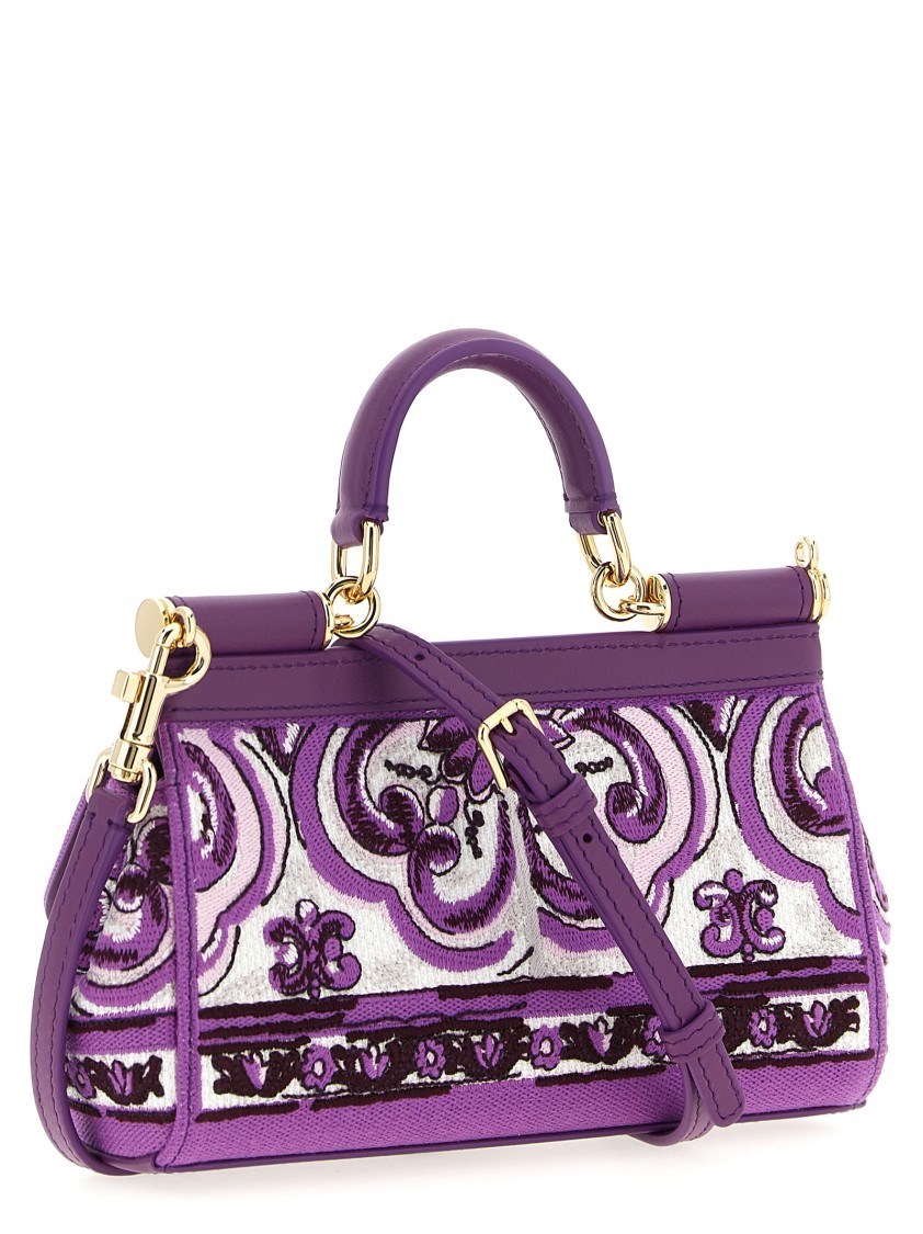 Dolce & Gabbana 'sicily' Small Handbag In Purple