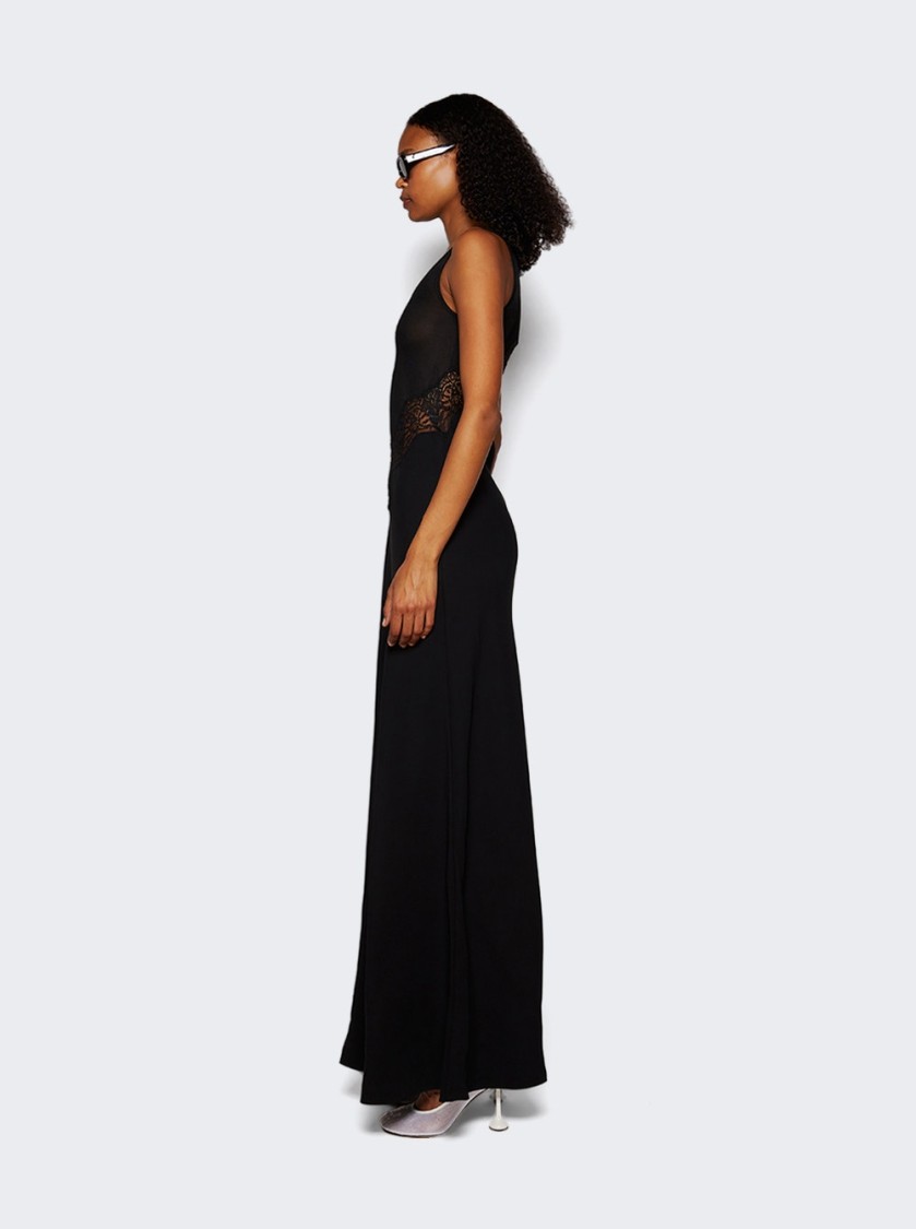 Christopher Esber Verna Lace-trimmed Maxi Dress In Black
