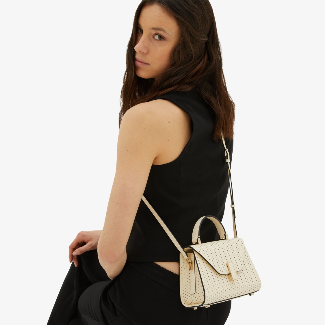 Valextra Iside Senses Crossbody Micro B