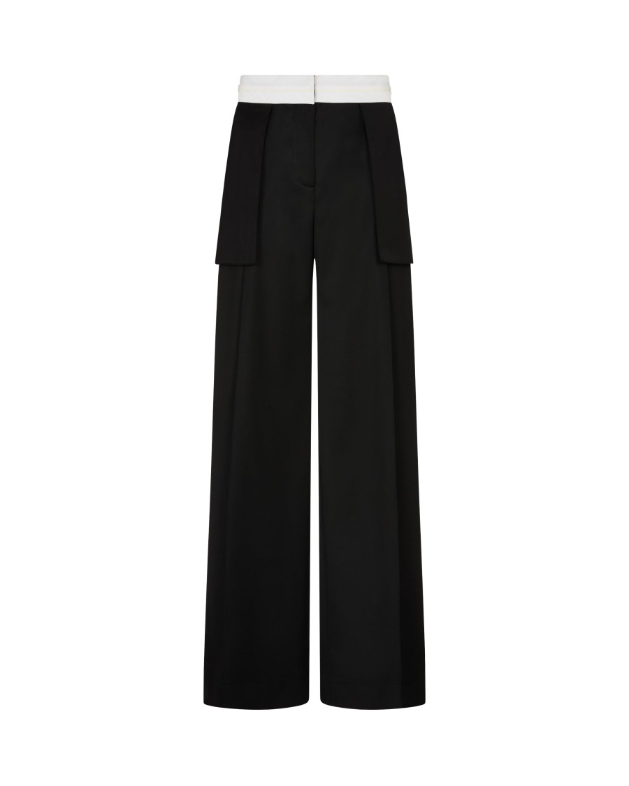 Serena Bute Inside Out Trouser - Black In Black