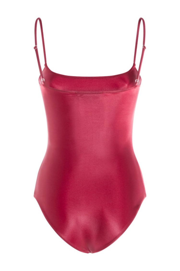 Fiorucci Burgundy Strappy Bodysuit