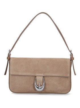 Staud Mini Moon Crossbody - Cream - Leather Shoulder Bag Staud Mini Moon Crossbody - Cream - Leather Shoulder Bag