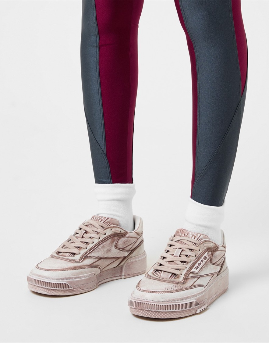 Reebok Club C Ltd Clay Overdyed Sneakers In Pink