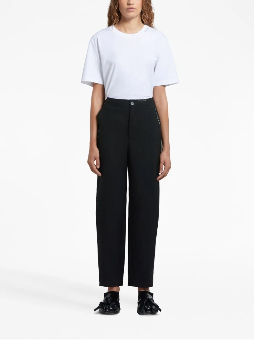 Marni Sophisticated Silhouette Trousers For Various Occasions In Black
