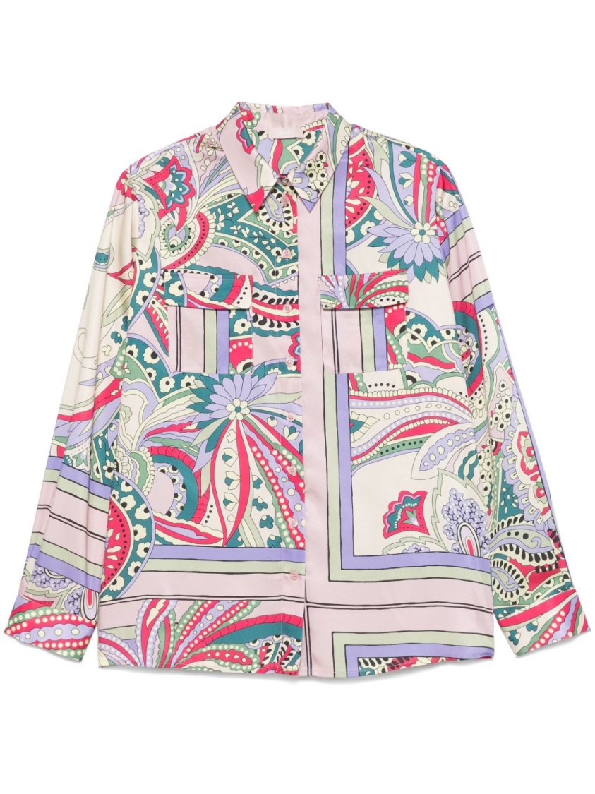 LIU •JO LIU JO PAISLEY PRINT MULTICOLOUR SHIRT
