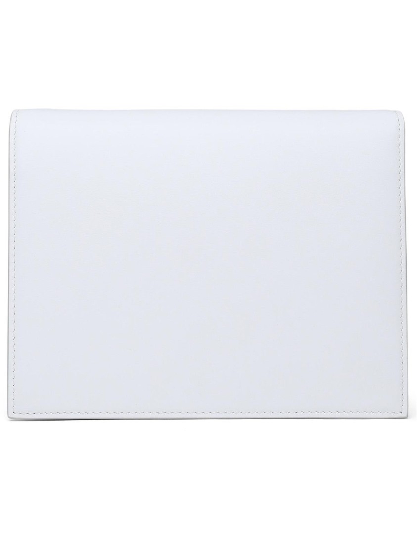 Dolce & Gabbana White Leather Bag In White