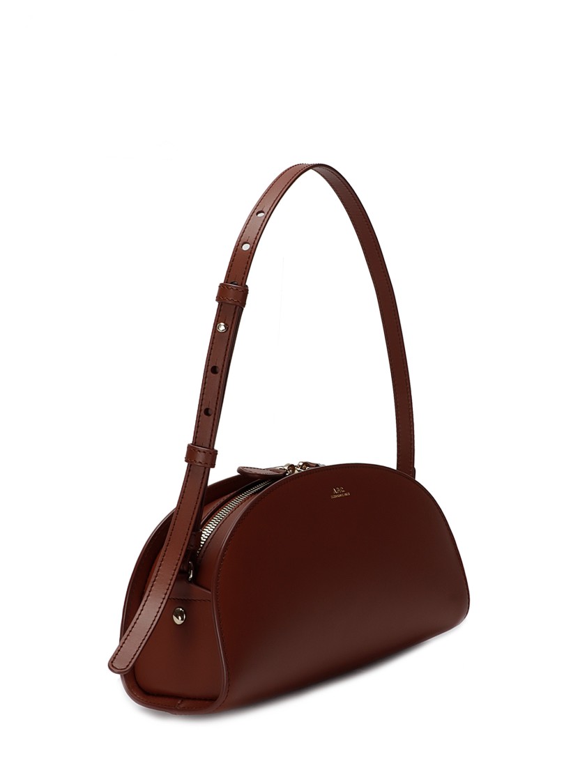 Apc Demi-lune Shoulder Bag One Size Hazelnut