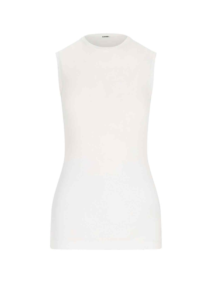 Jil Sander Tank Top Set Of 3 - White & Cream