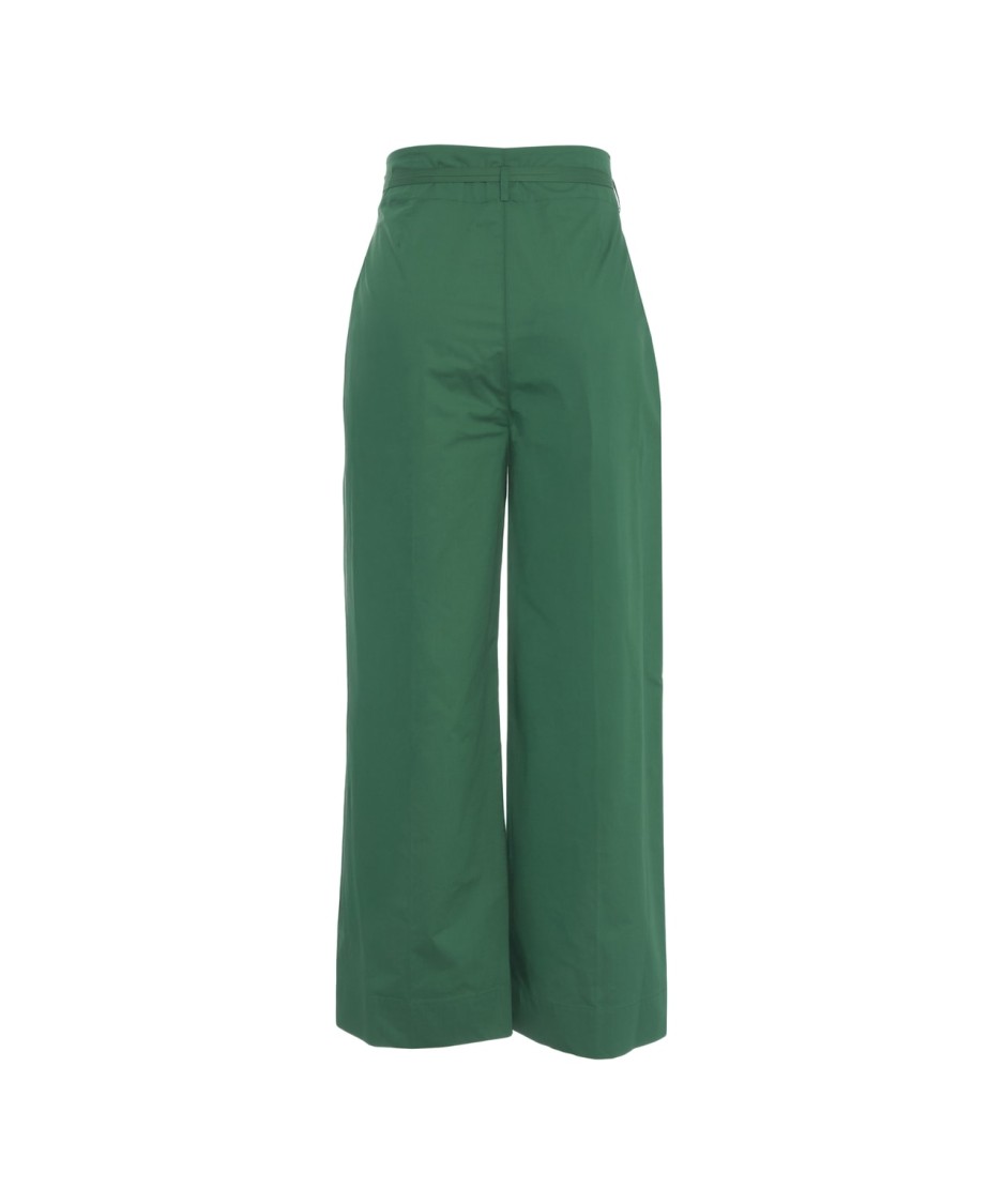Liu •jo Liu Jo High-waisted Wide-leg Pants With Belt