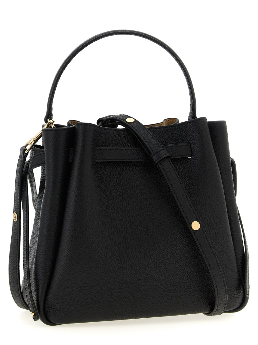 Tory Burch Small Romy Leather Bucket Bag