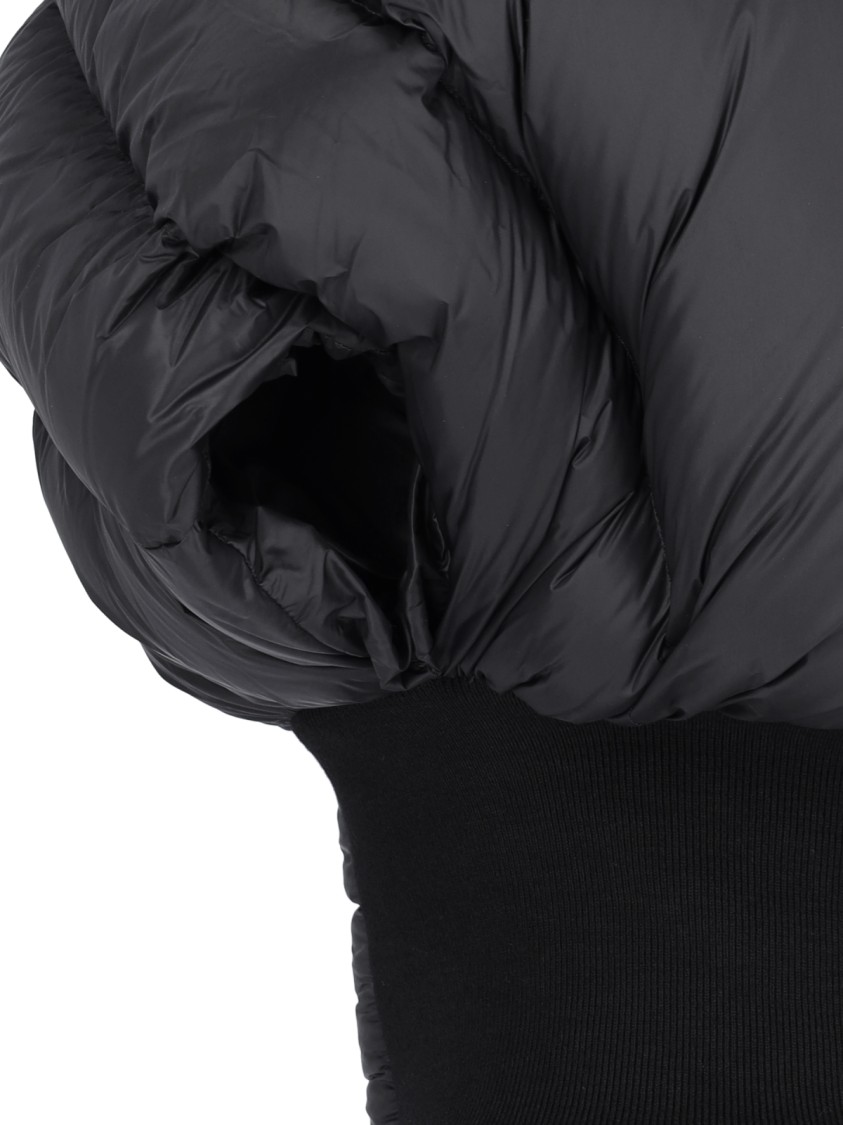 Rick Owens Mini Horus Sl Jkt Down Jacket In Black
