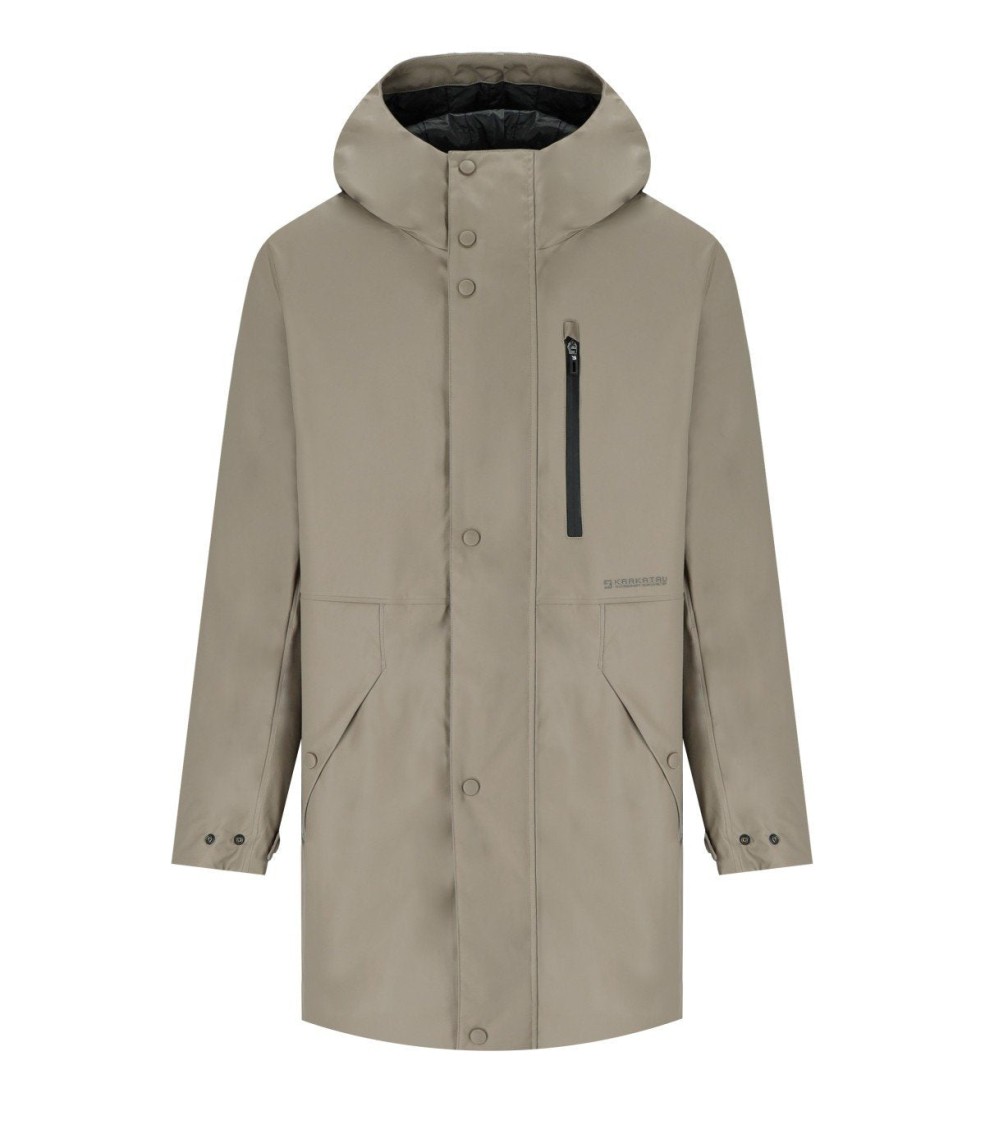 Krakatau Mentat Taupe Parka In Neutral