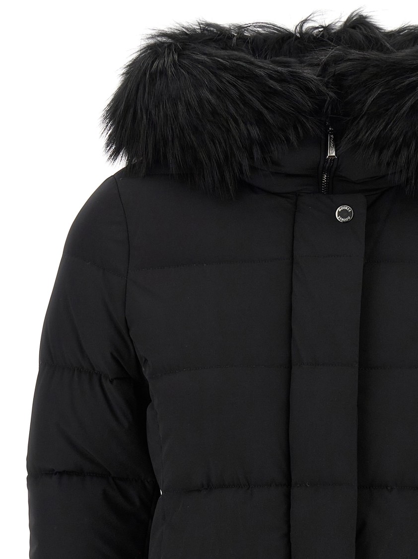 Moorer Kilie Puffer Jackets Black In Black