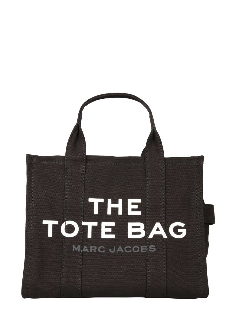 Marc Jacobs Logo Medium Shoulder Bag In Black