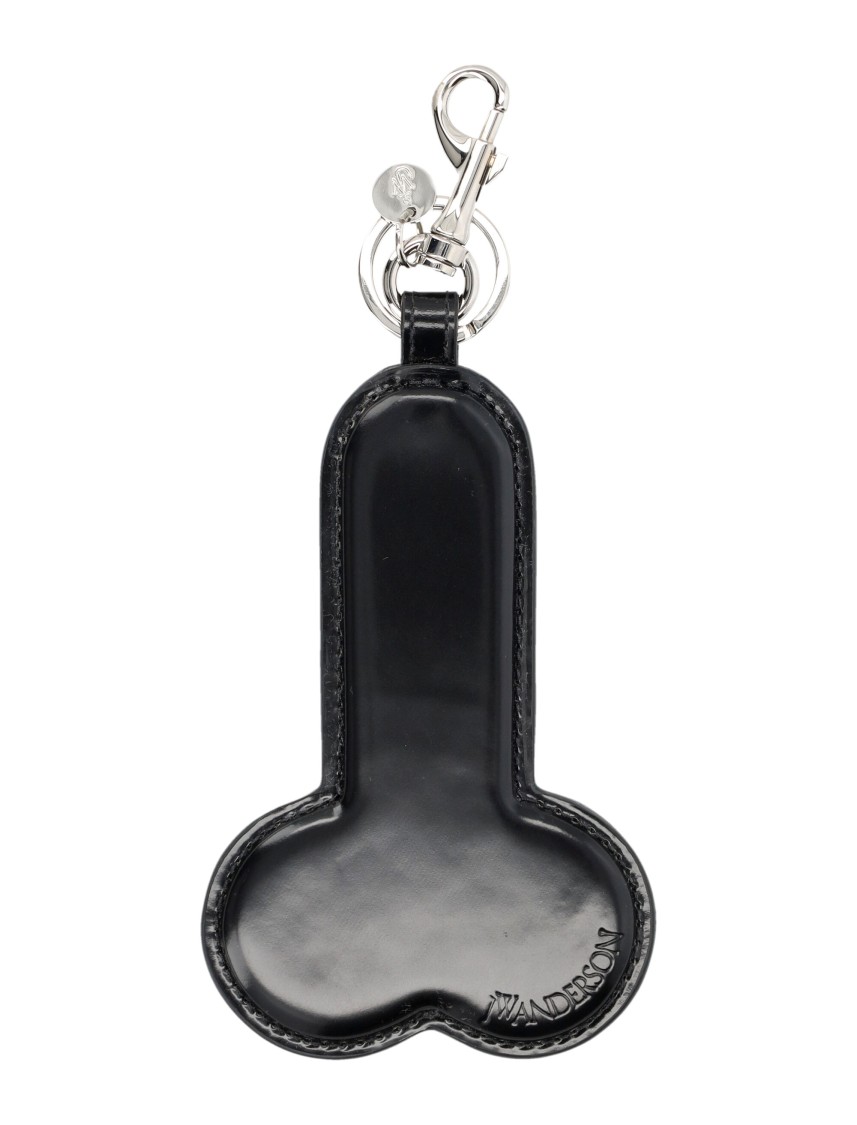 Jw Anderson Penis Keyring In Black