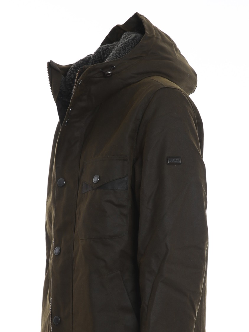 Barbour Kevlar Wax Jacket In Green