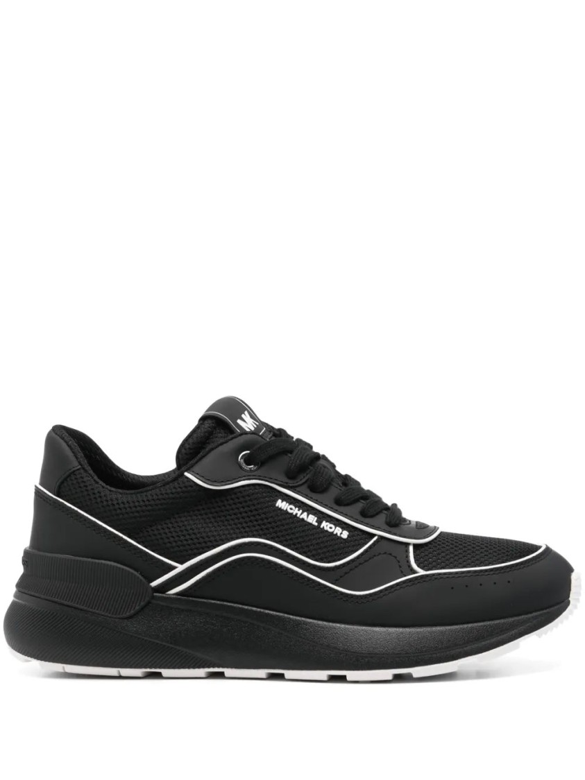 Michael Kors Black Trainers With Cushioned Sole In Black