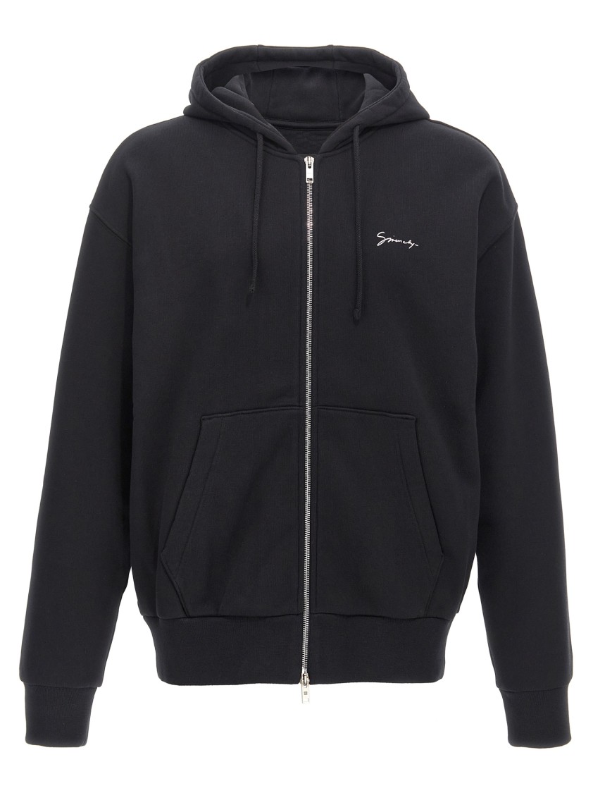 Givenchy Print Sweatshirt In Black