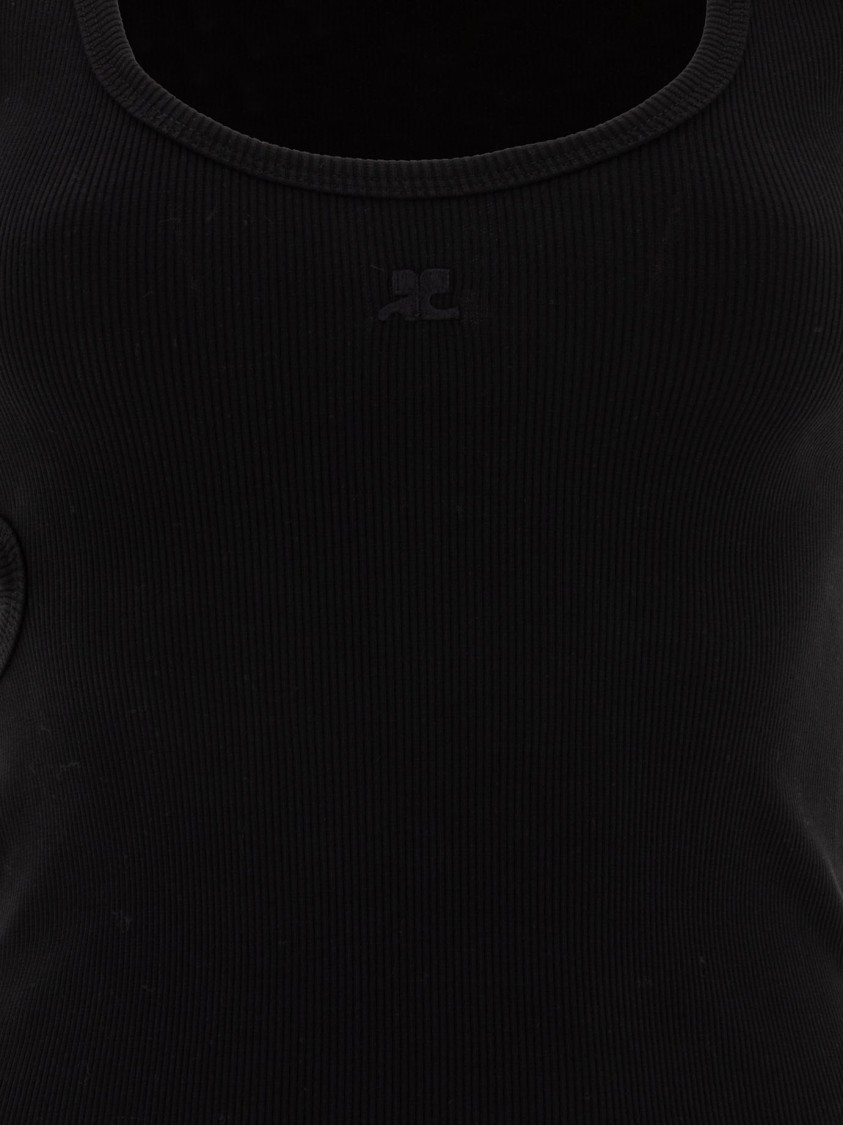 Courrèges Courreges Top In Black