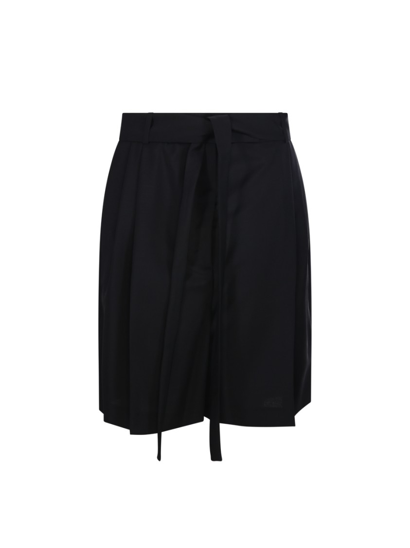 Rohe Róhe Tailored Shorts With Belt In Black