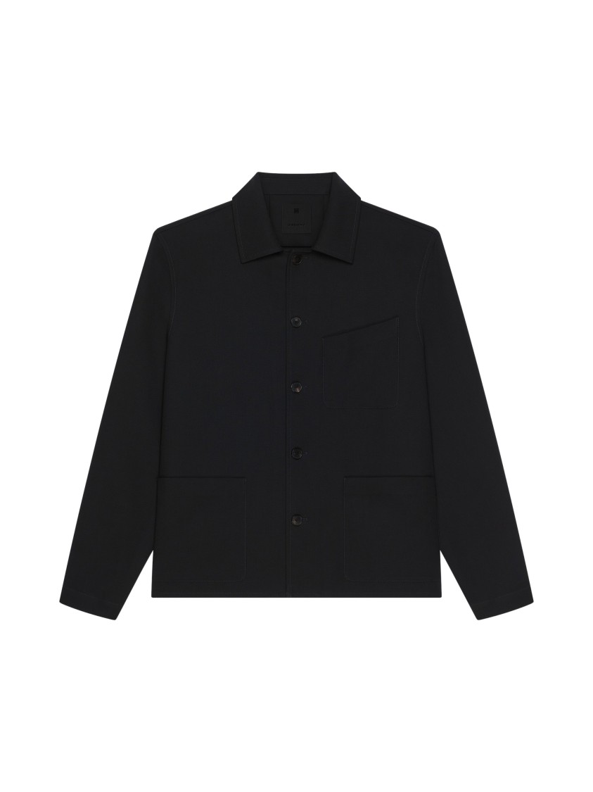 Givenchy Classic-collar Wool Shirt