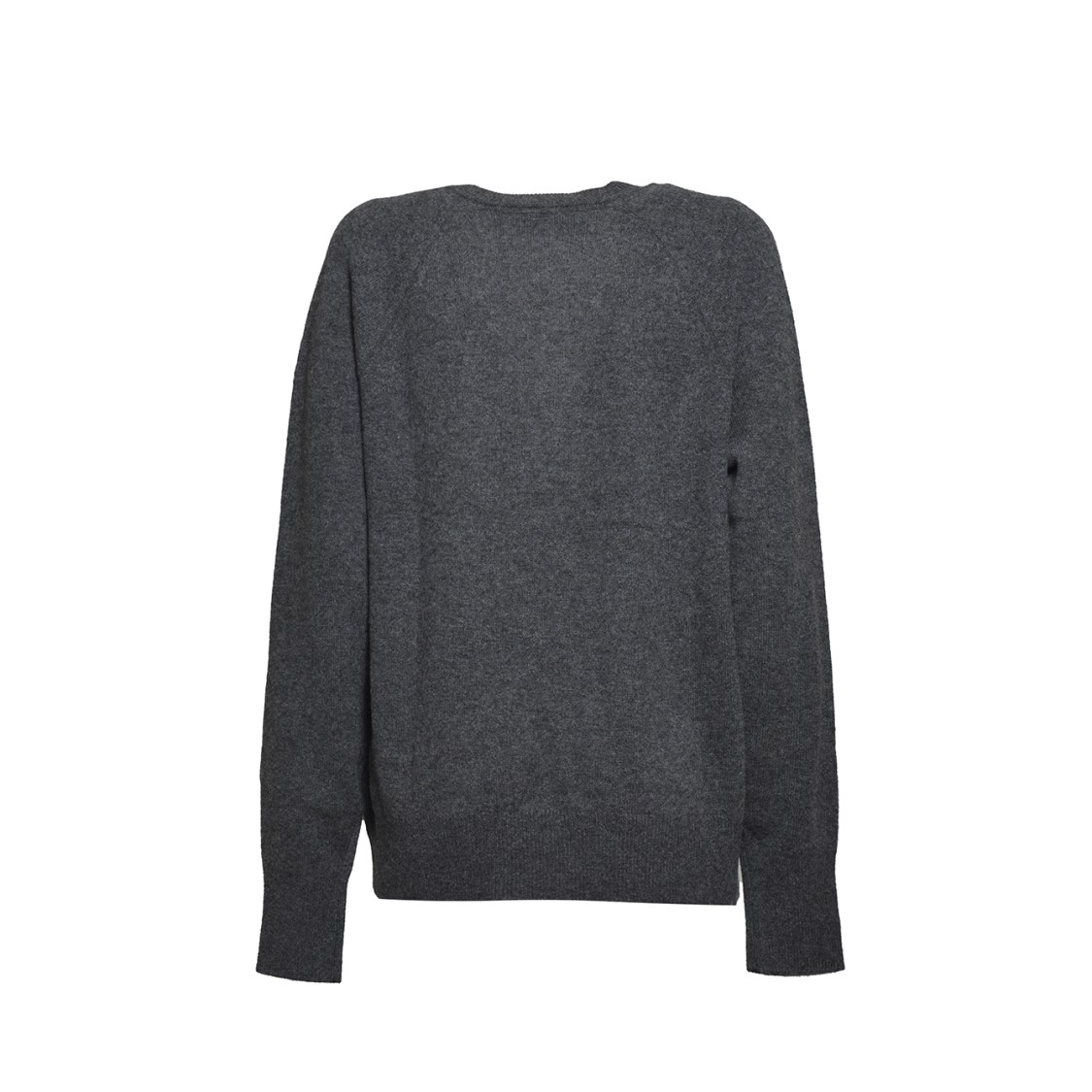 EQUIPMENT EQUIPMENT GREY CASHMERE V-NECK SWEATER