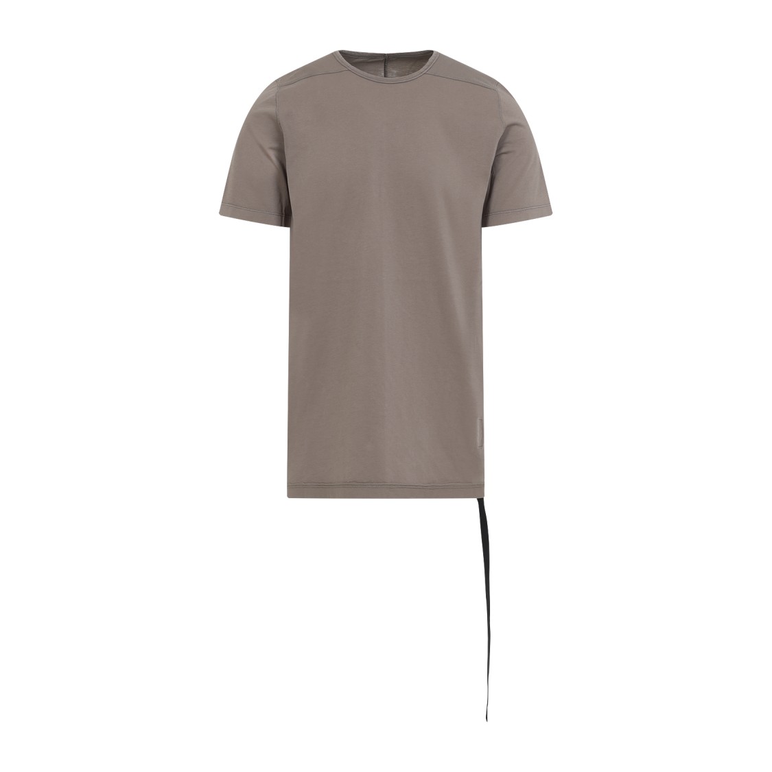 Shop Rick Owens Drkshdw Drkshdw By Rick Owens Dust Grey Level T-shirt With Unique Side Strap