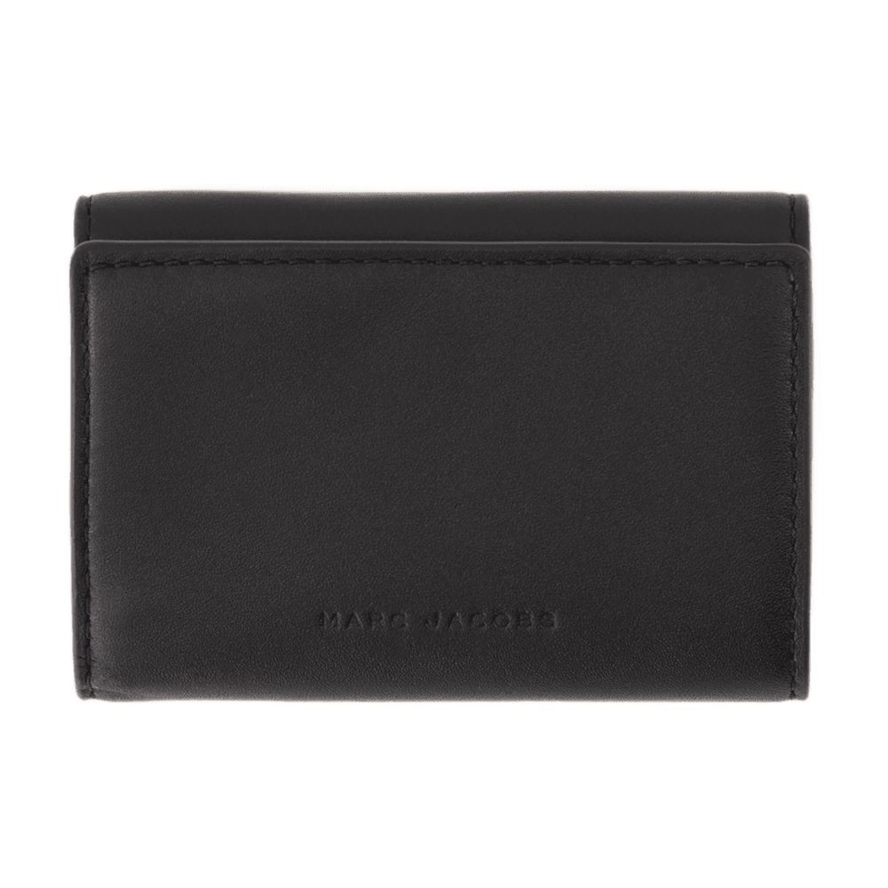 Marc Jacobs The Trifold Wallet - Leather - Black In Black