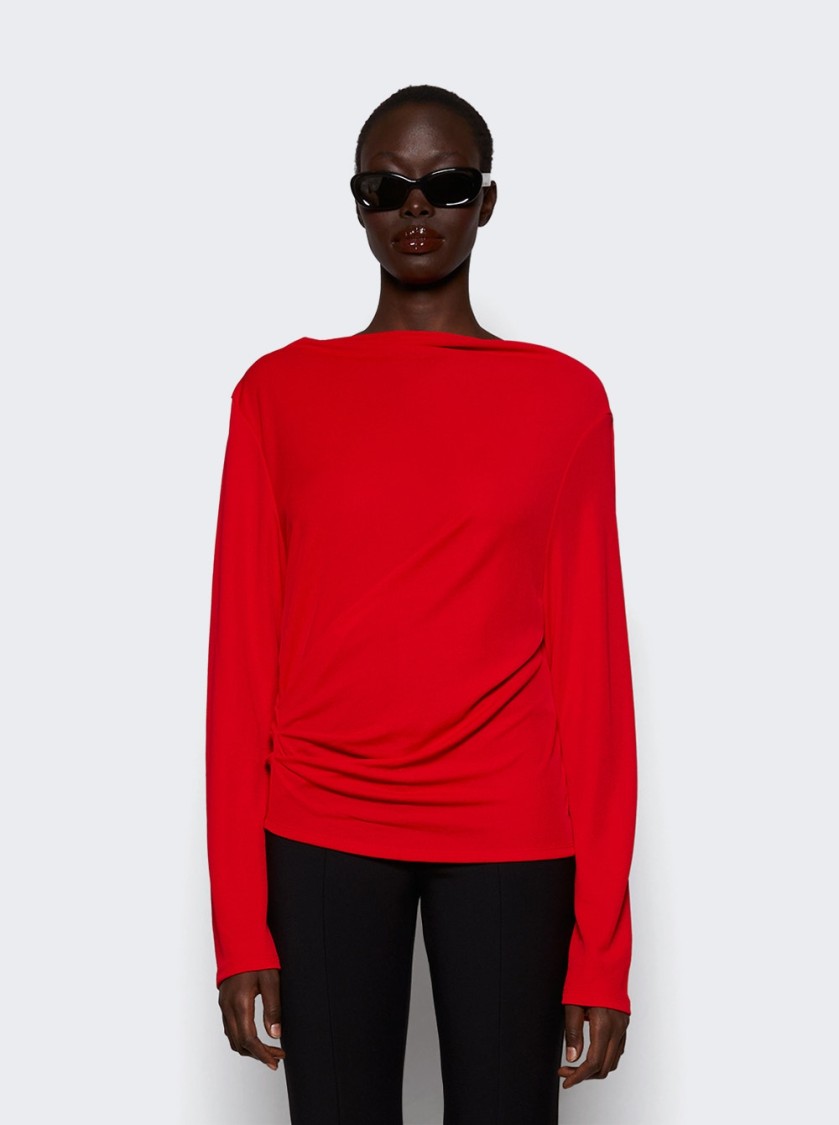 Shop Jacquemus Le Haut Croisiere Top Red