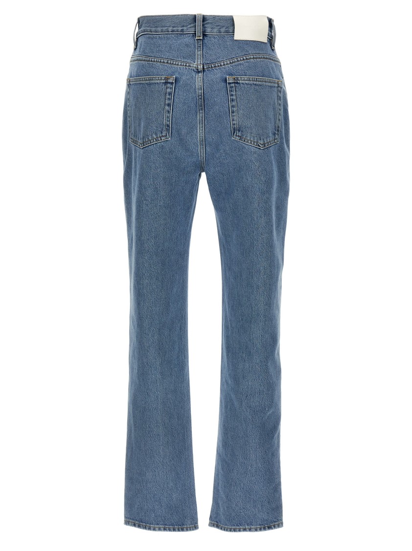 Loulou Studio Wular Jeans In Blue