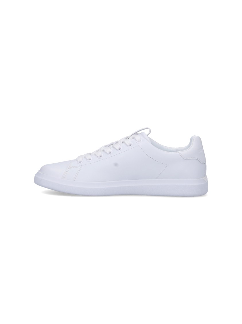 TORY BURCH TORY BURCH WHITE NAPPA 'HOWELL COURT' SNEAKERS – WHITE