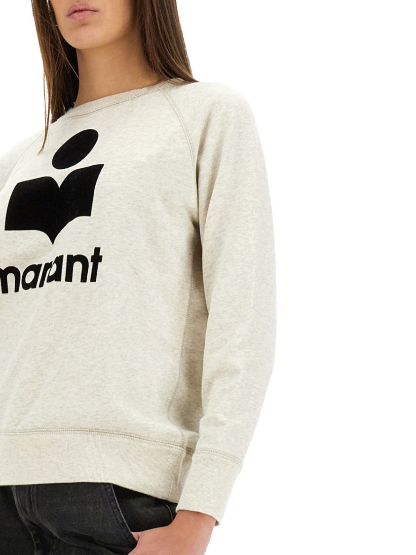Isabel Marant Étoile Isabel Marant Etoile Melange Sand Cotton Blend Millyny Sweatshirt In Neutral