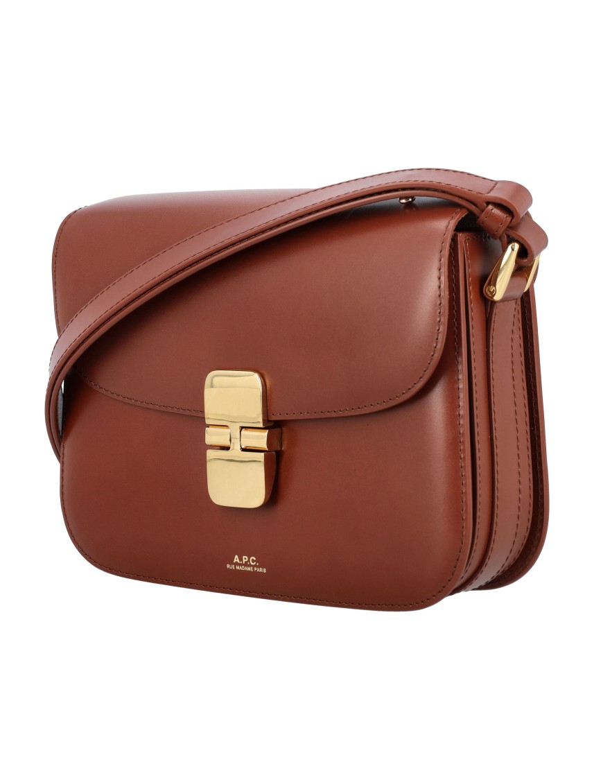 Apc A.p.c. Sac Grace Small Bag In Brown