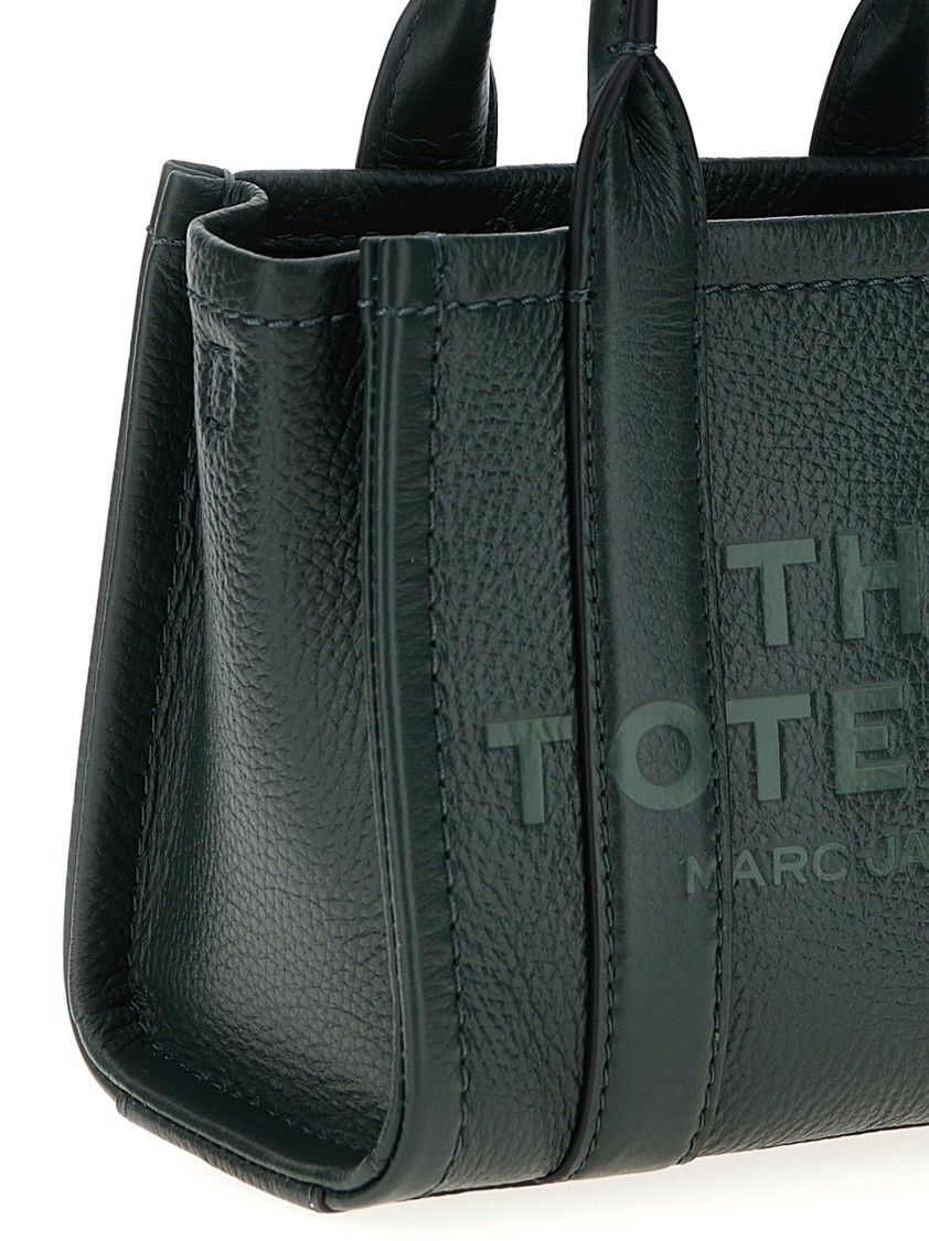 Marc Jacobs 'the Leather Crossbody Tote' Crossbody Bag In Green