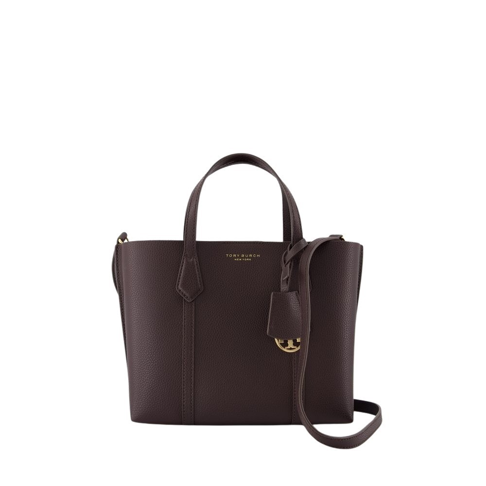 Tory Burch Perry Small Shopper Bag - Leather - Burgundy In Burgundy