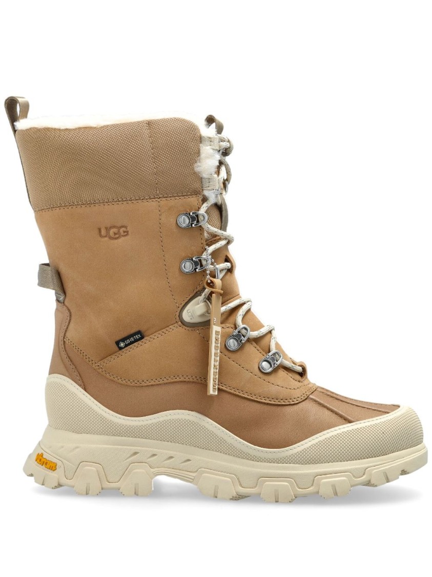 Shop Ugg Meridian Adirondack Boot With Recycled Wool Blend In Brown
