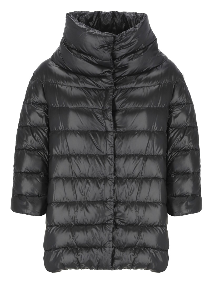 Herno Quilted Down Jacket In Black