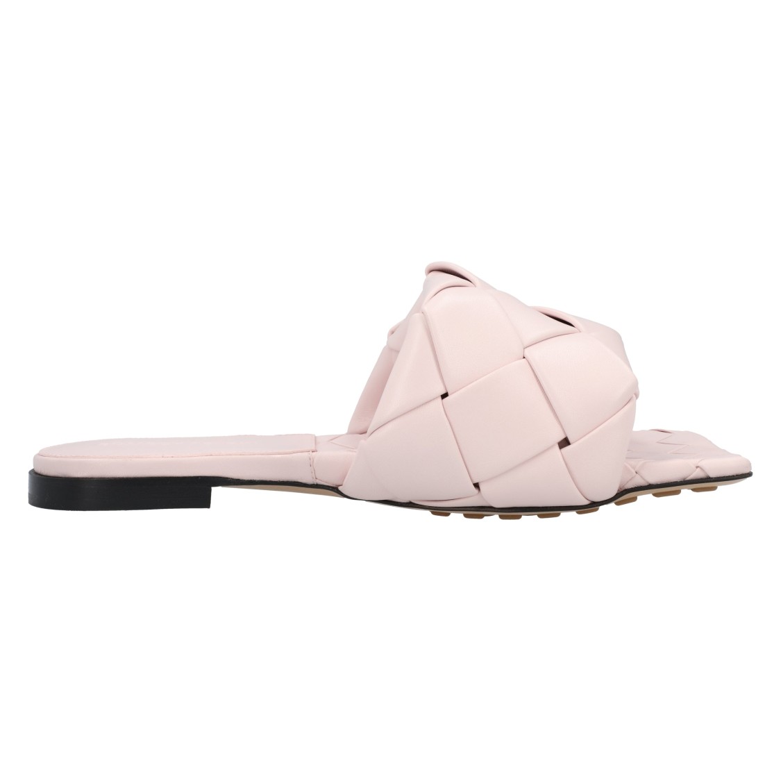 Bottega Veneta Lido Flat Sandal Pink In Pink