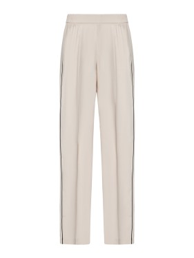 N°21 Blush Pink Satin Pyjama-Style Trousers N°21 Blush Pink Satin Pyjama-Style Trousers (Women's