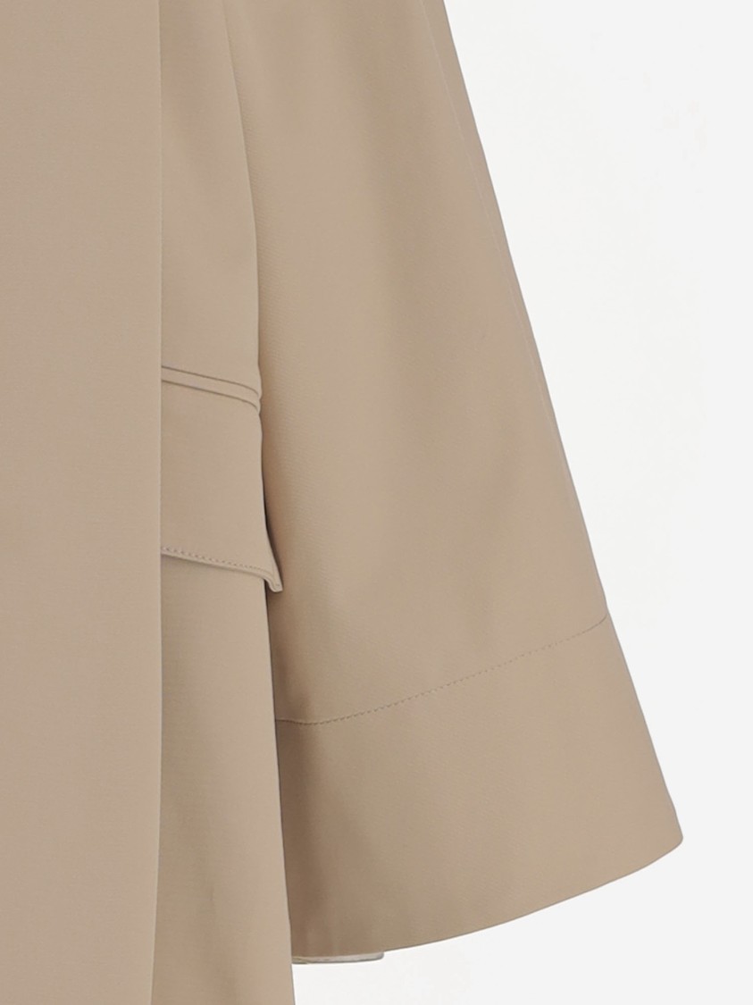 By Malene Birger Campaign Trench Coat In Stretch Cotton In Brown