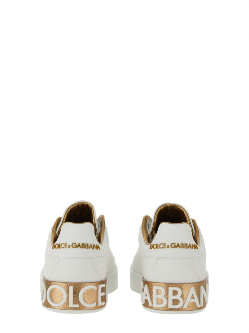 Shop Dolce & Gabbana Sneaker Portofino In White