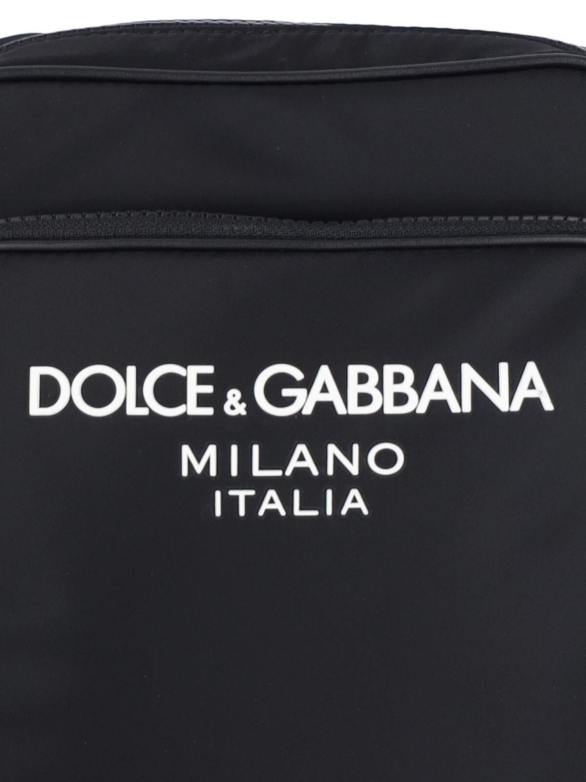 Dolce & Gabbana Logo Crossbody Bag – Black