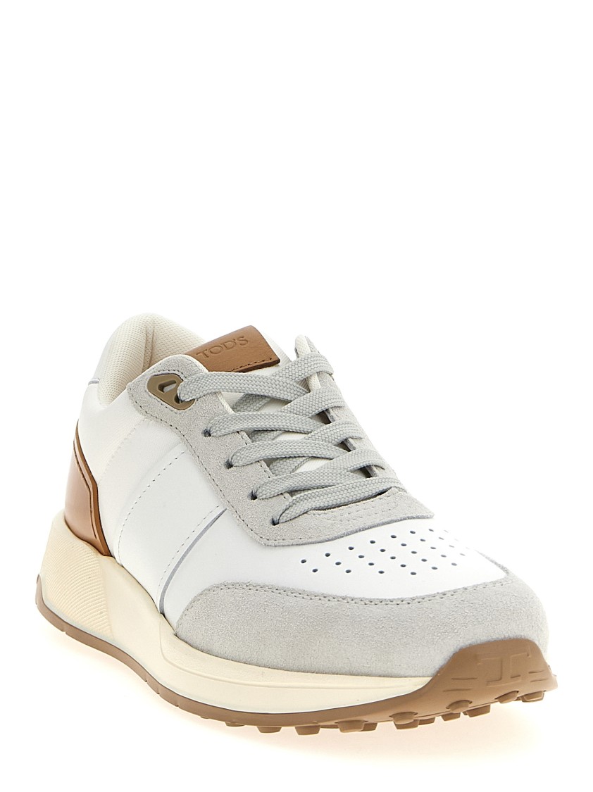 Tod's 'running' Sneakers In Neutral