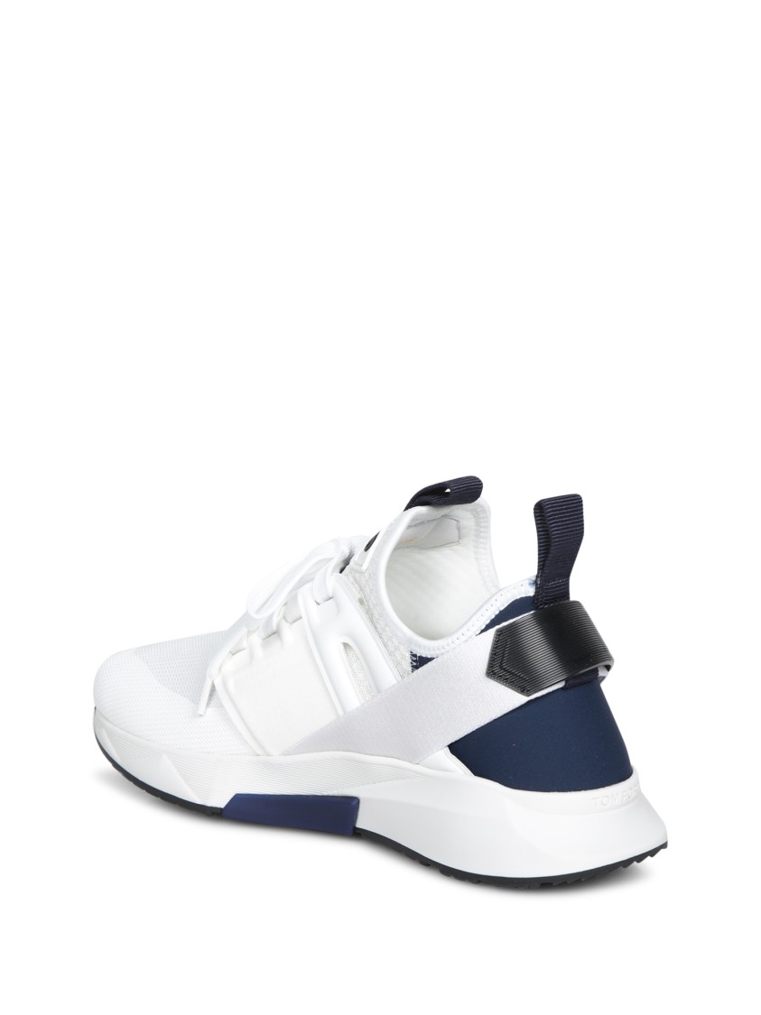 Tom Ford Two-tone Jago Sneakers In White