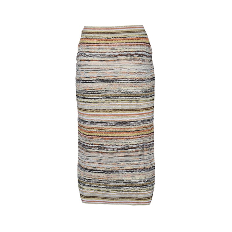 スカート Missoni Orange Lame Viscose Longuette Skirt Missoni Orange Lamé Viscose Longuette Skirt Midi | THE LIST
